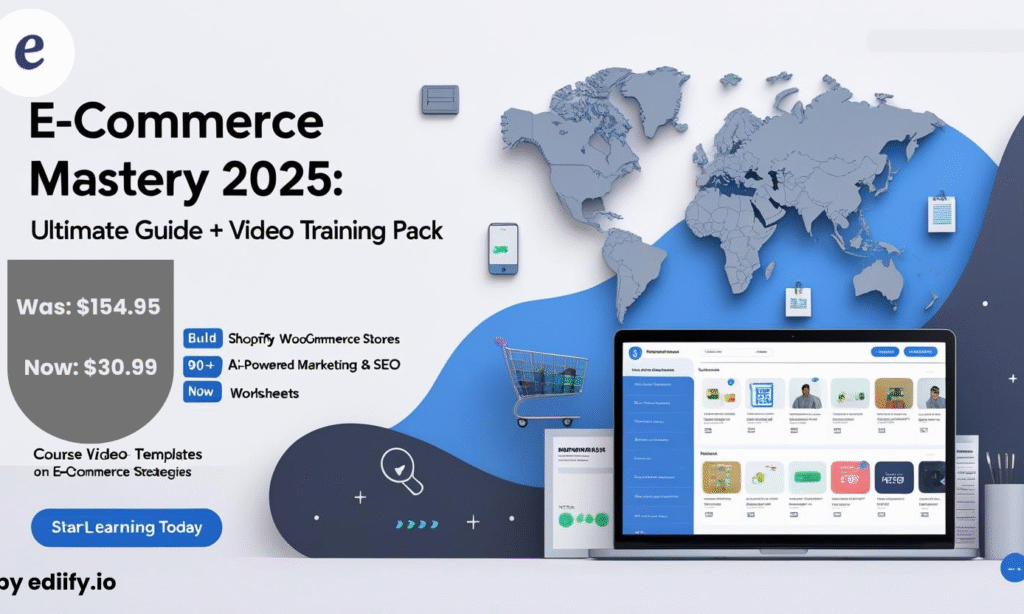 E-Commerce Mastery 2025: Ultimate Guide + Video Training Pack